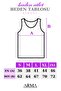 Beige Women's Thick Strap Lace Tank top 100% Cotton - 2