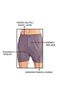 Smoked Men's Buttoned Boxer Towel Waist 100% Cotton Combed Cotton - 4