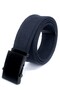 100% Cotton Black Buckle Belt - Mom Jean - Canvas Pants - Cargo Shorts Belt - Unisex