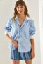 Women's Back Garni Detail Boyfriend Shirt 4449 60251330 - 2