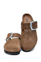 14444 Ch-Kifidis Soft Step Women's Suede Leather Sabo Cork Slippers 36-41 - 3