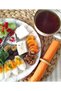 4-Piece Vintage Wooden Ring Napkin Ring Napkin Holder Napkin Ring Gift Dowry Bowl Tableware Presentation - 4