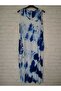 Full Summer Dress, Tie-Dye Ankle-Length Dress - 4
