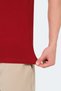 Vale Ktn Men's Polo Neck Burgundy T-Shirt - 6