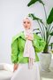 Checkered Pattern Jacquard Shawl - 2