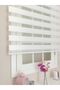 Beyaz Bambu Zebra Stor Perde - 2