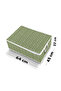 4 Large Storage Bags with Houndstooth Pattern - 2