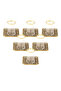 Leopard Patterned Square Tea Set 12 Pieces - 3