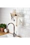 White Nereby Birch-White 40X10 cm Wall Shelf Modern 6 cm Wood 12 cm - 2
