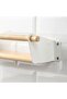 White Nereby Birch-White 40X10 cm Wall Shelf Modern 6 cm Wood 12 cm - 3