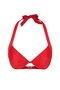 Kırmızı V Telli Balconette Kaplı Basic Bikini Üstü TBESS24BU00159 - 8