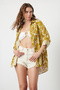 Flower Patterned Woven Shirt TBESS24GO00027