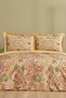 Manas Mustard 100% Cotton Double Duvet Cover Set
