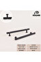 Turquoise Black 160 mm Handle Luxury Country Kitchen Furniture Cabinet Drawer Handle - 3