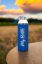 Borosilicate Blue Case 0.5 lt Water Bottle Glass Water Bottle 500 ml Glass Water Bottle