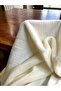 Zp-lutur- Non-Shedding Imported White Plush Fabric 100x150 Cm Home Textile - 4