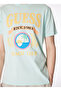 Crew Neck Printed Cream Men's T-Shirt M4Gi57K9Rm1F7Pd_Ss Bsc Beach Club t - 4