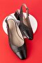 Genuine Leather Short Heeled Shoes Vdt.09 - 4