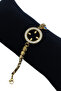 Quaterback Steel Bracelet with Barley Chain - 316L Stainless Steel