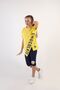 Girl's Printed Capri 10-13 Years Old Top and Bottom Set - 3