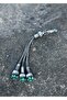 Bud Model Silver Kazaziye Triple Prayer Beads with Tassel