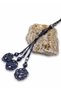 Silver Kazaziye Çakırbey Model Love Knot Triple Rosary with Tassel - 2