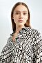 Patterned Long Sleeve Regular Fit Shirt - Coool Y5301az22au - 4