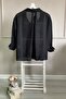 Off-Shoulder Summer Fabric Oversize Shirt - 4