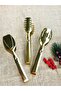 Gold 3-Piece Steel Tong Set