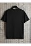 Men's Black Oversize Wide T-Shirt - 2