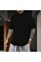 Men's Black Oversize Wide T-Shirt