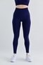 Women's Push up Shaping Leggings High Waist Gathering No-Show Underwear Sports Fitness Yoga Pilates Navy Blue Leggings Amon - 6