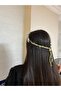 Adjustable Dangle Leaf Braided Hair Accessory with Daisy Flowers - Floral Hair Clip Crown - Outdoor Shooting - 2