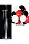 7 Balloon Stand and 10 Pcs Red, Black and White Balloon Set