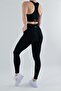 High Waist Seamless Push up Leggings - Otrera Black - 8