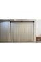 Anthracite Wooden Headed Aluminum Pipe Rustic Curtain Hanger Without Rails 125 Cm - 7