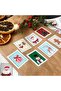 New Year's Stamp Sticker Set 35 Pieces Mixed Model 5x4 Cm
