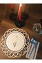 American Service Rattan Bamboo Charger