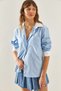 Women's Back Garni Detail Boyfriend Shirt 4449 60251330 - 3