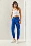 Women's Cobalt blue Epaulette Gabardine Trousers 3947 60251321 - 4