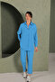 32-2201 Model BLUE Basic Shirt Set - 2