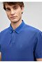 Blue Men's Polo T-Shirt Deep Night Blue 0612013-70907 - 5