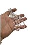 Transparent Powder Amber Prayer Beads