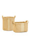 Set of 2 Jute In-Cabinet Laundry Kids Room Toy Organizer Folding Storage Basket Organizer - 6