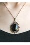 Natural Stone Onyx Natural Stone Authentic Women's Necklace with 45 cm Chain Euk13O - 3