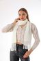 مجموعة وشاح Pompom Ecru Beret Thessaloniki - 4
