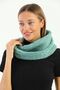 Women's Knitted Water Green Neck Collar