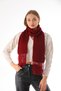 Women's Burgundy Thessaloniki Knit Scarf - 4
