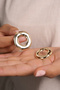 Women's Hoop Style Showy Costume Jewelry Earrings - 2