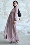 Back Tassel Detail Drawstring Powder Ferace - 4